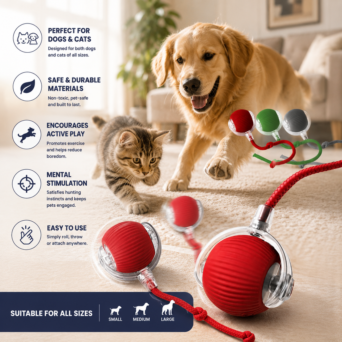 Interactive Ball Toy 🔴
