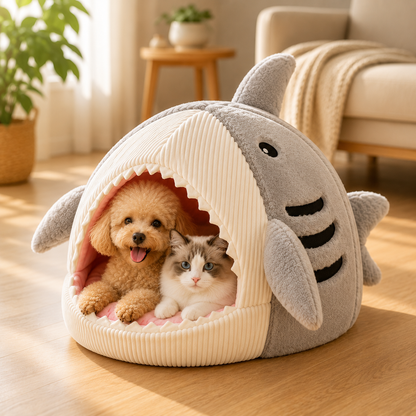 Shark Cave Bed 🦈